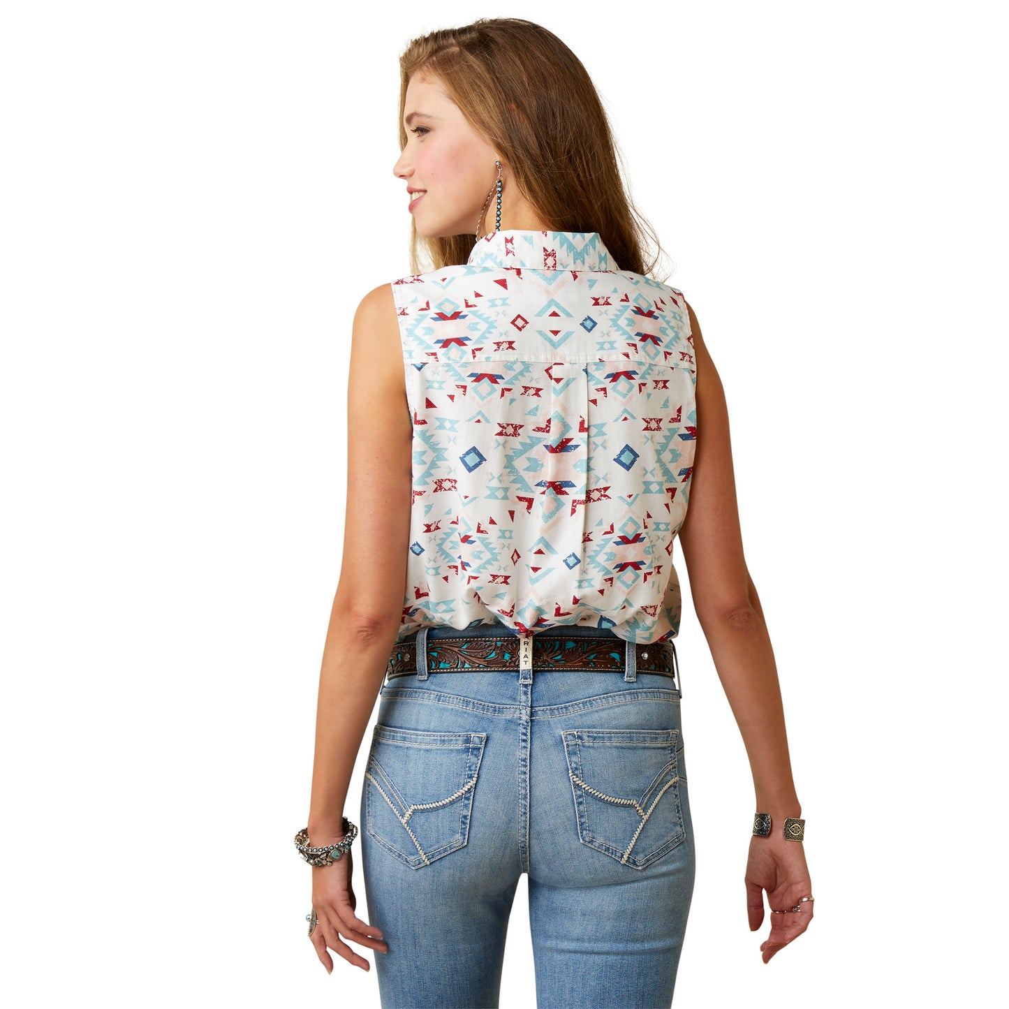 10045081 Ariat Women's Billie Jean Sleeveless Shirt