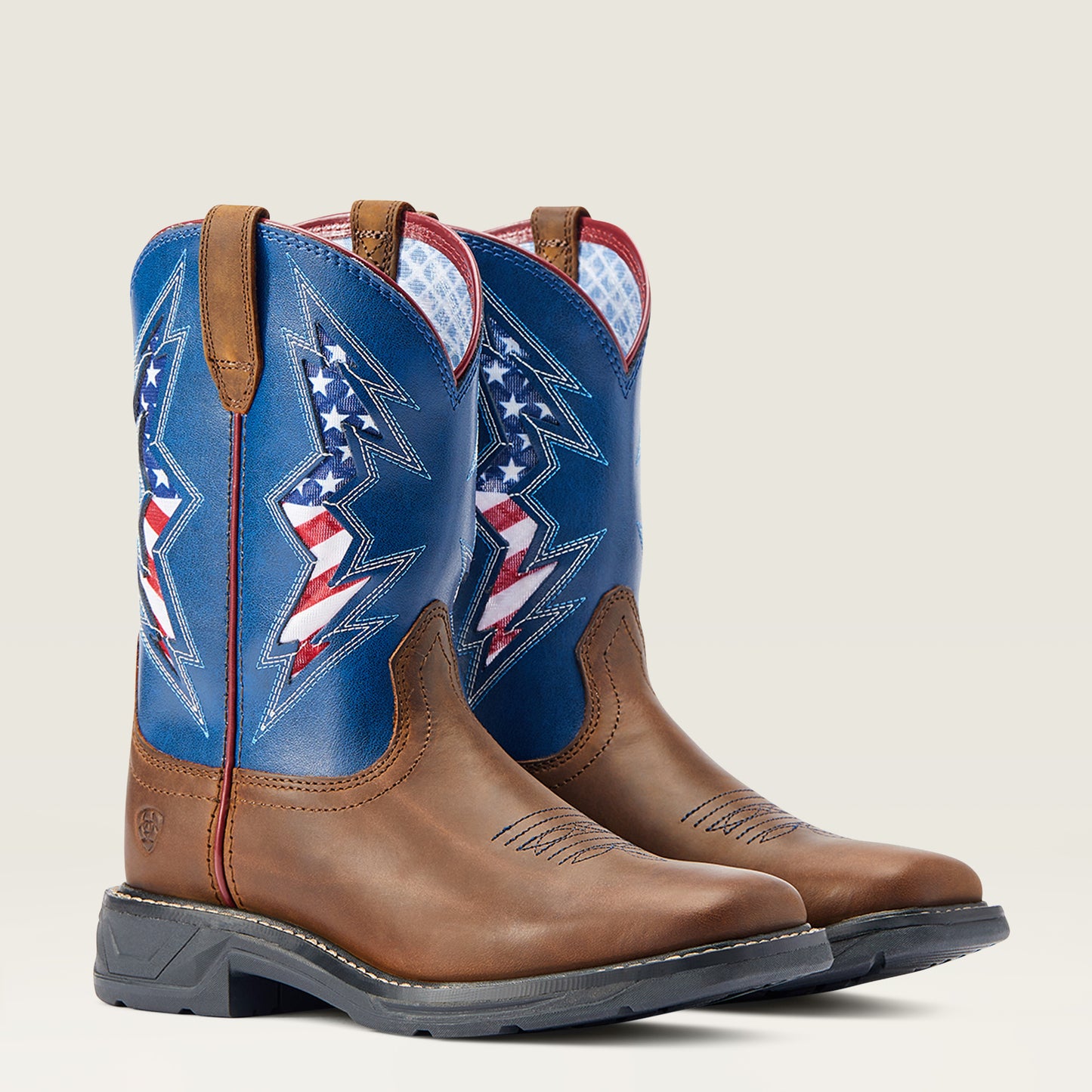 10044436 Ariat Kds Workhog XT Venttek Bolt Ole Blue