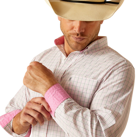 10050526 Ariat Men's Wrinkle Free Ozzy Fitted Shirt