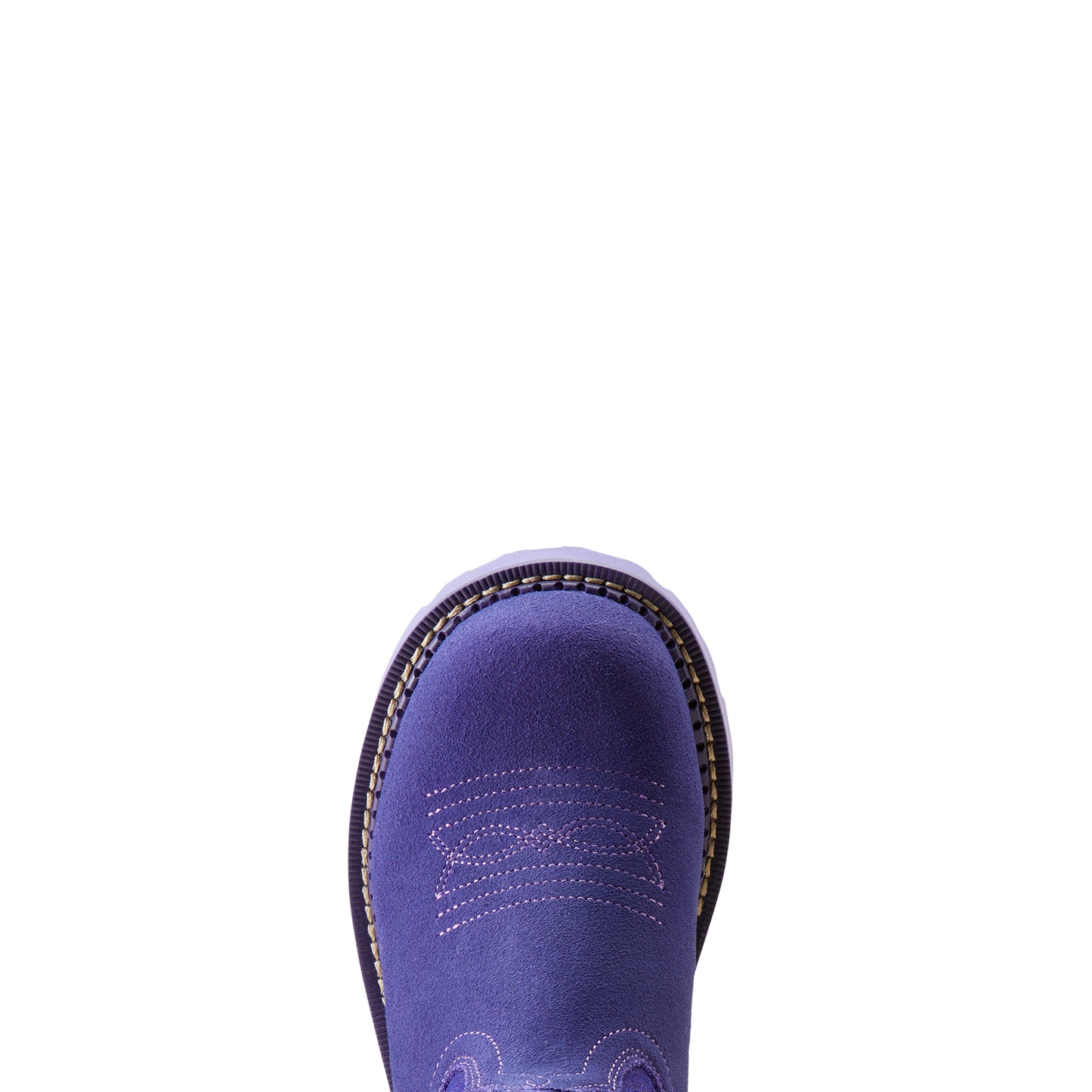 10050994 Ariat Women's Fatbaby Violet Sueded/Purple Metallic