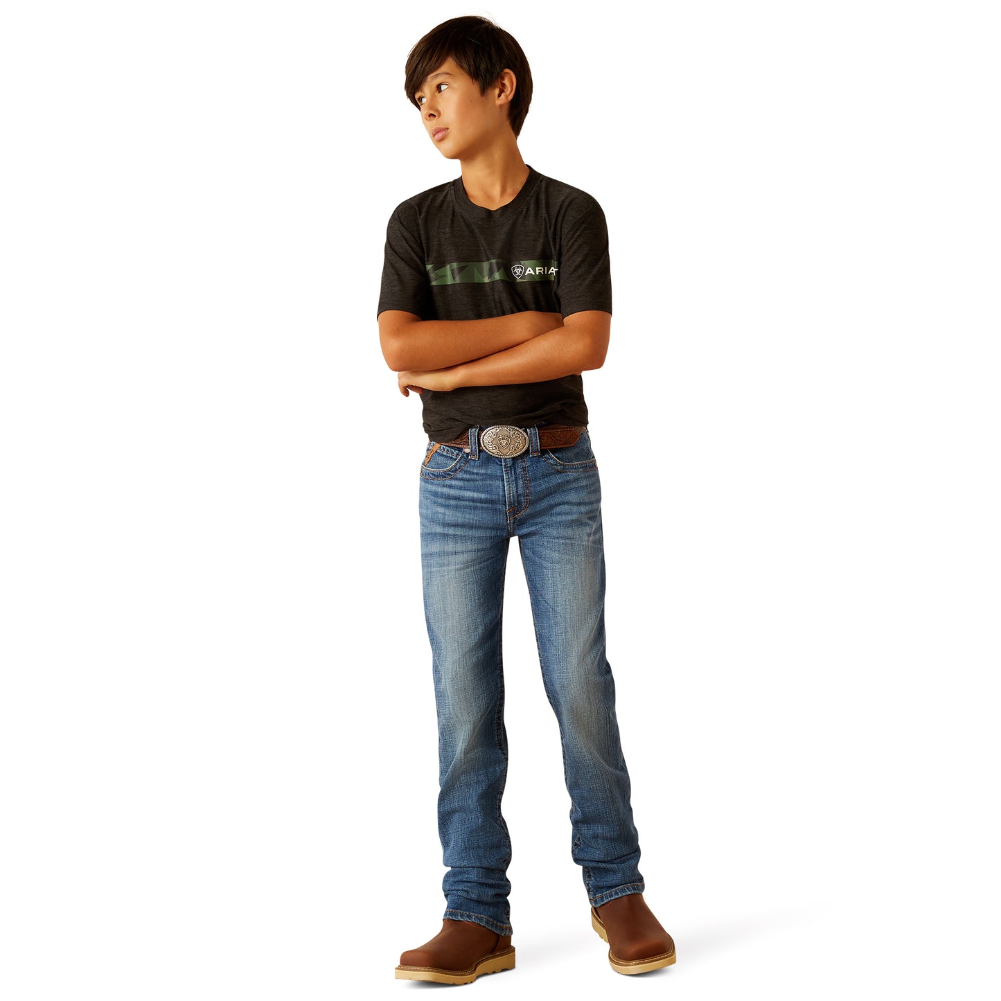 10058925 Ariat Boy's B5 Slim Norwich Straight