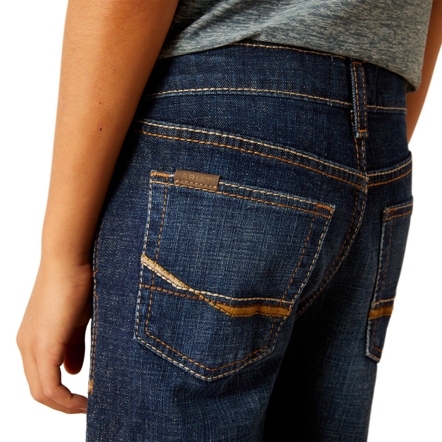 10058926 Ariat Boy's B4 Relaxed Boot Cut Rolland Pima