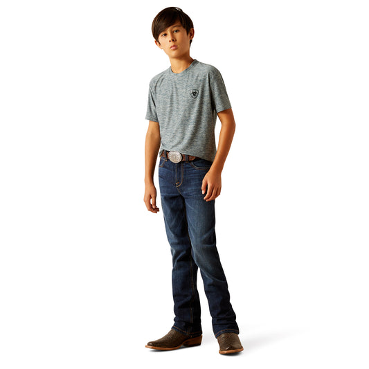 10058926 Ariat Boy's B4 Relaxed Boot Cut Rolland Pima