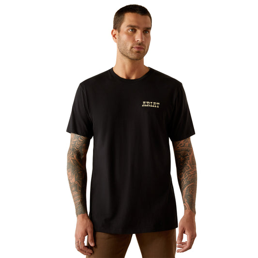 10054768 Ariat Men's Bull SS Tee Black