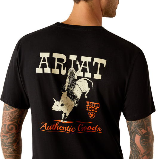 10054768 Ariat Men's Bull SS Tee Black