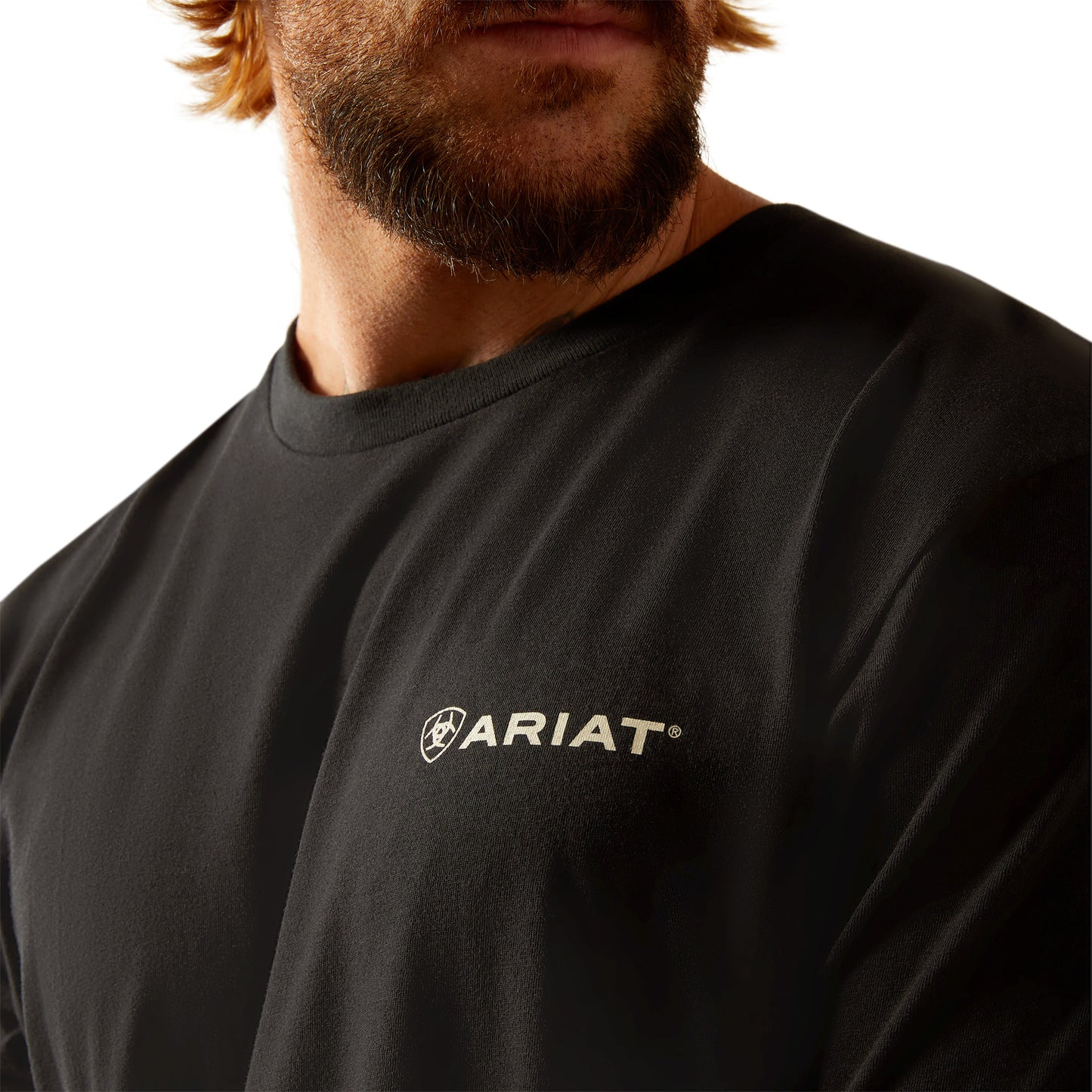 10054842 Ariat Men's Big Sky Freedom SS Tee Black