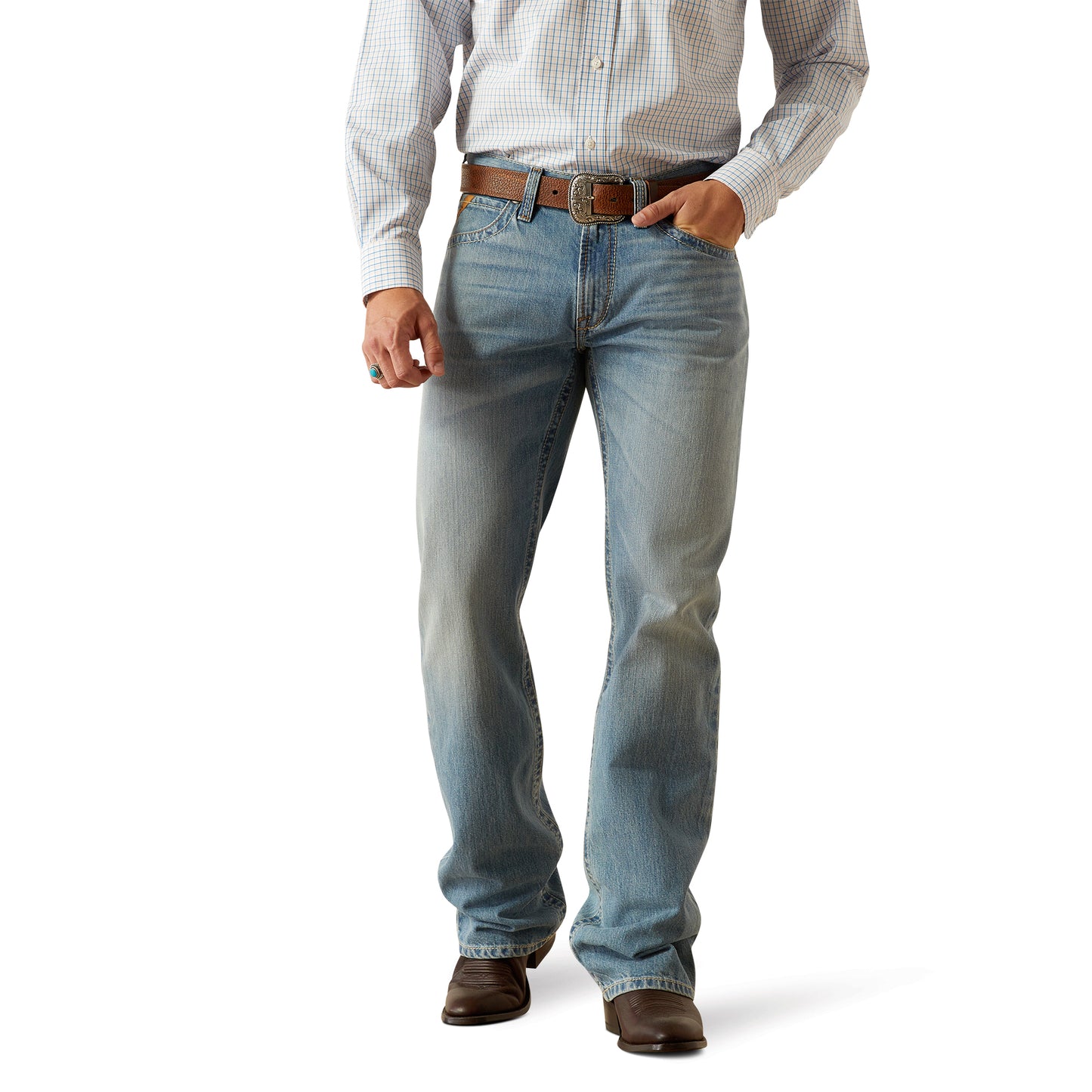 10058936 Ariat Men's M4 Relaxed Relaxed Louis Boot Cut 34Leg