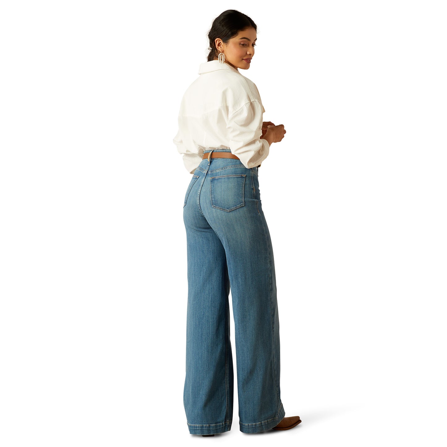10058911 Ariat Women's Ultra High Rise Wide Leg Sloane Delaware