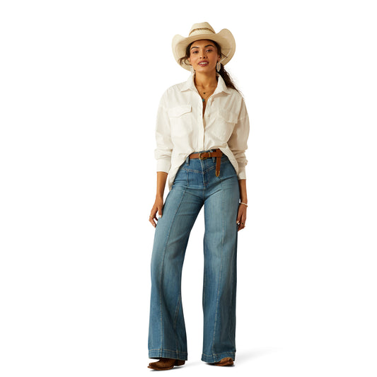 10058911 Ariat Women's Ultra High Rise Wide Leg Sloane Delaware