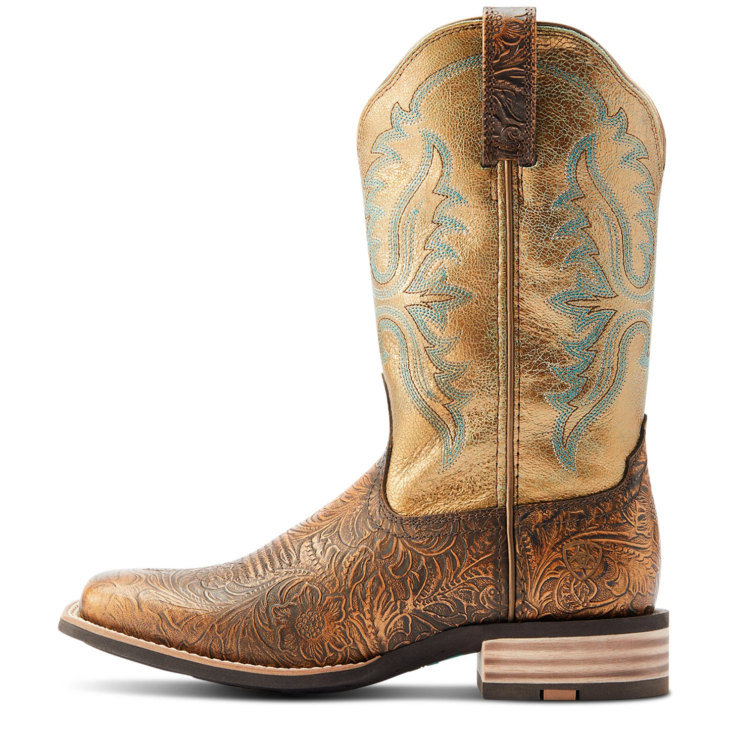 10044442 Ariat Women's Olena Bronze Age/ Green Mile