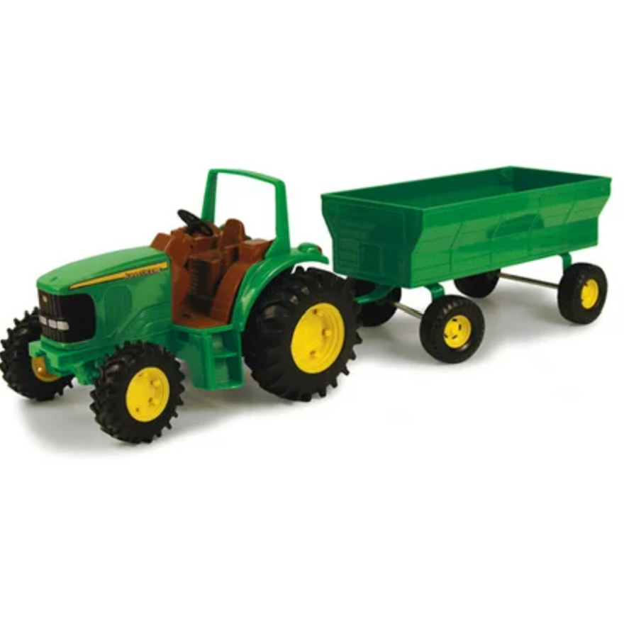 TBEK37163 John Deere Tractor and Wagon