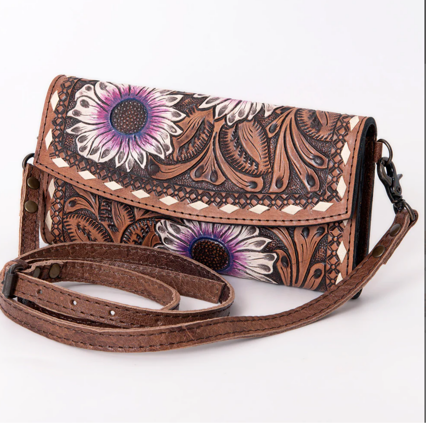 ADBG889R USA Leather Clutch