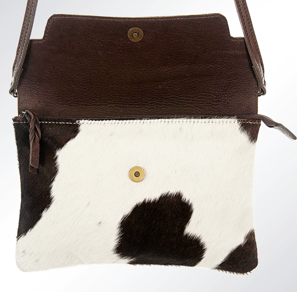 ADBG241 USA Cow Hide Cheyenne Clutch Handbag