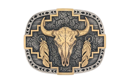 A979P Montana West Southwest Abundance Buckle