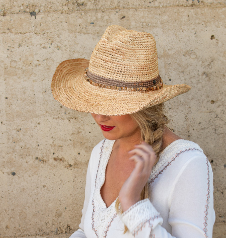 BD578A Before Dark Pearl Beach Ivory Hat