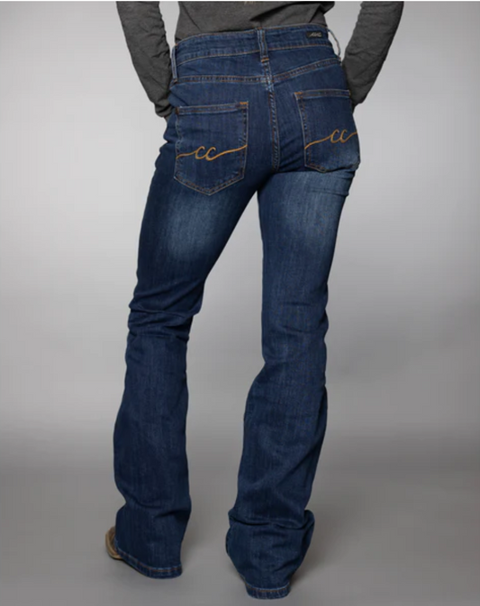 66801254 CC Western Signature Hybrid Jean bootcut 32Leg