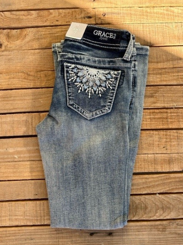 GBS605 Grace in LA girls Jeans