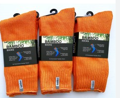 1BAMORANGE BT Bamboo Extra Thick Socks Orange