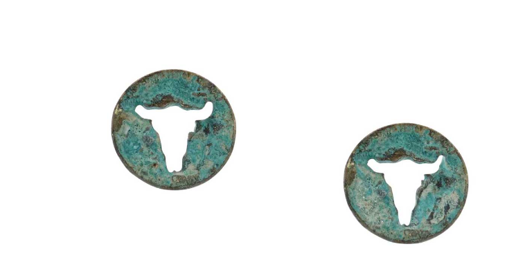 AER5734 Montana Silversmith Vintage Nickel Attitude Earrings