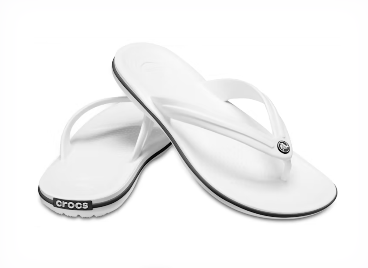 11033-100 CROCS Crocband Flip White