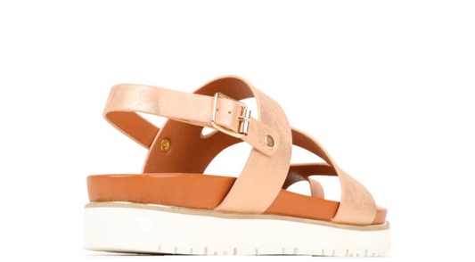 35466 Los Cabos Women's Carra Rose Gold Sandal