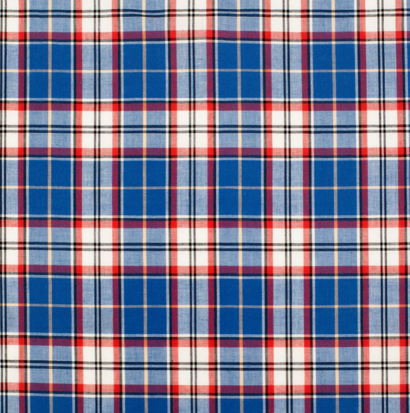 MWLS2494 Just Country Austin Long Sleeve Full Button Solid Work shirt - Blue/ Red Plaid