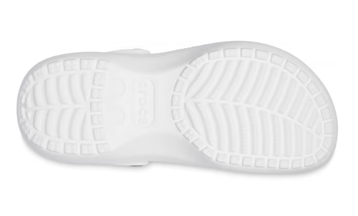 206750-100 CROCS Classic Platform Clog White