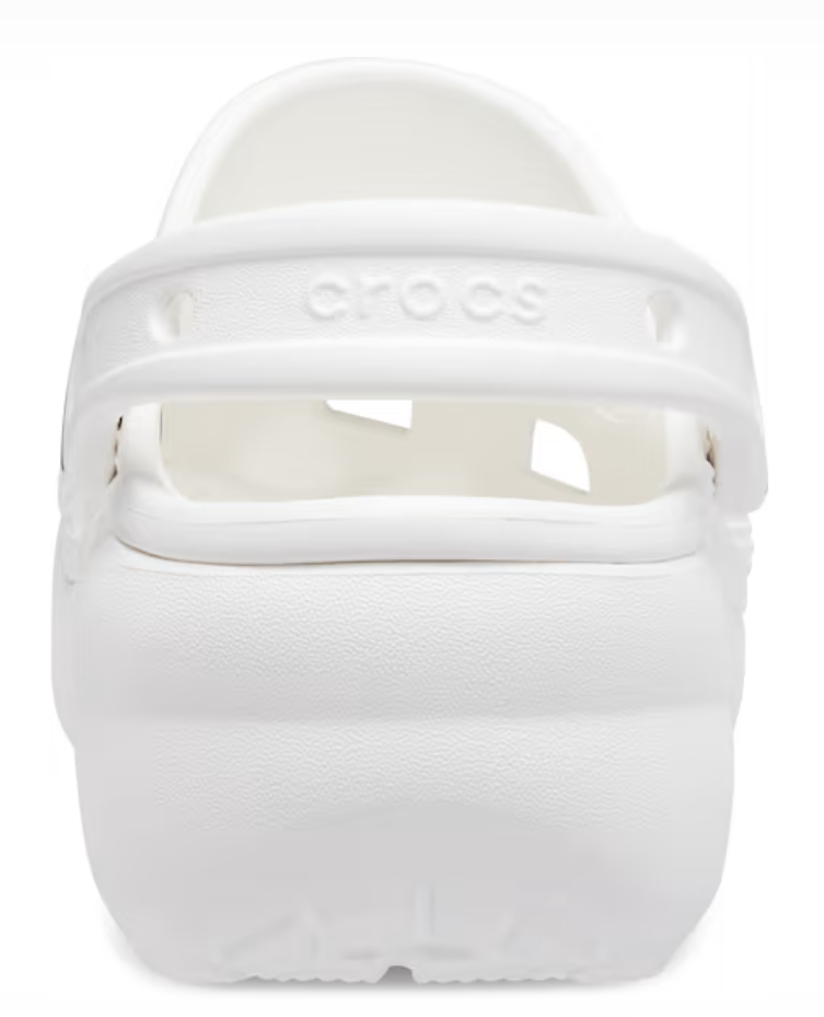 206750-100 CROCS Classic Platform Clog White