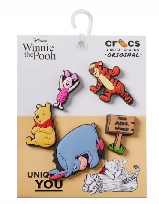 10011268 CROCS JIBBETZ Winnie the Pooh 5Pk