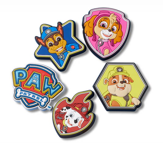 10012081 CROCS JIBBETZ Paw Patrol 5Pk