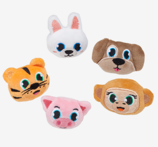 10013953 CROCS JIBBETZ Fuzzy Animal 5Pk