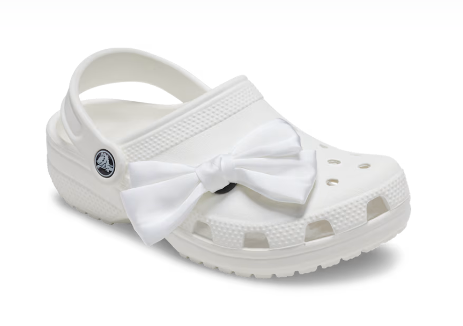 10013438 CROCS JIBBETZ Oversized Regal White Bow