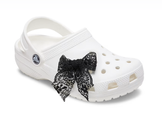 10013763 CROCS JIBBETZ Black Lace bow