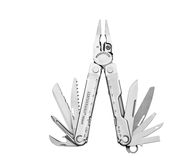 YL831557 Leatherman Rebar Lightweight Multi Tool-Silver Box