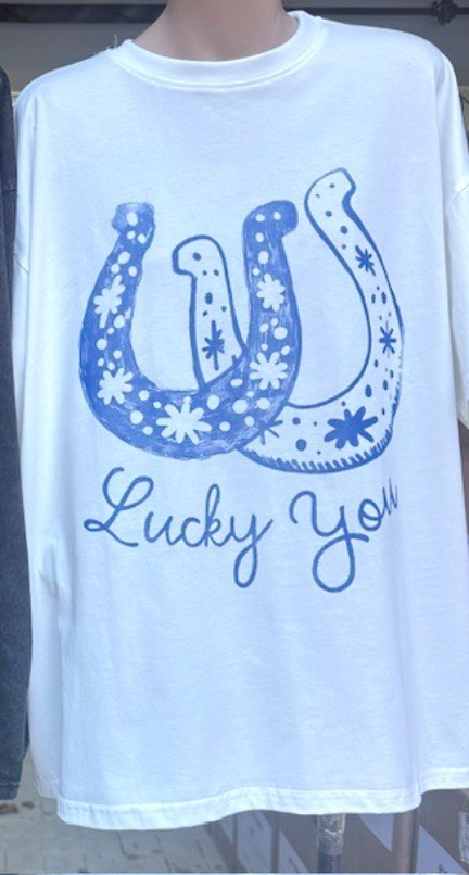 492-1T Frankie Women's Lucky You Tee