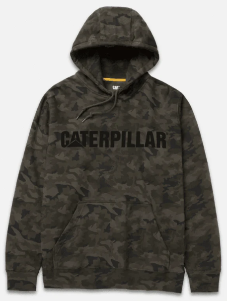1050010 CAT Men's Lightweight Hooded Sweatshirt-Night Camo