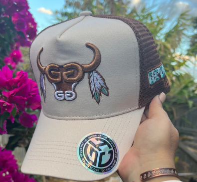 36039 GFOUR Spirit Bull Minty Trucker Cap