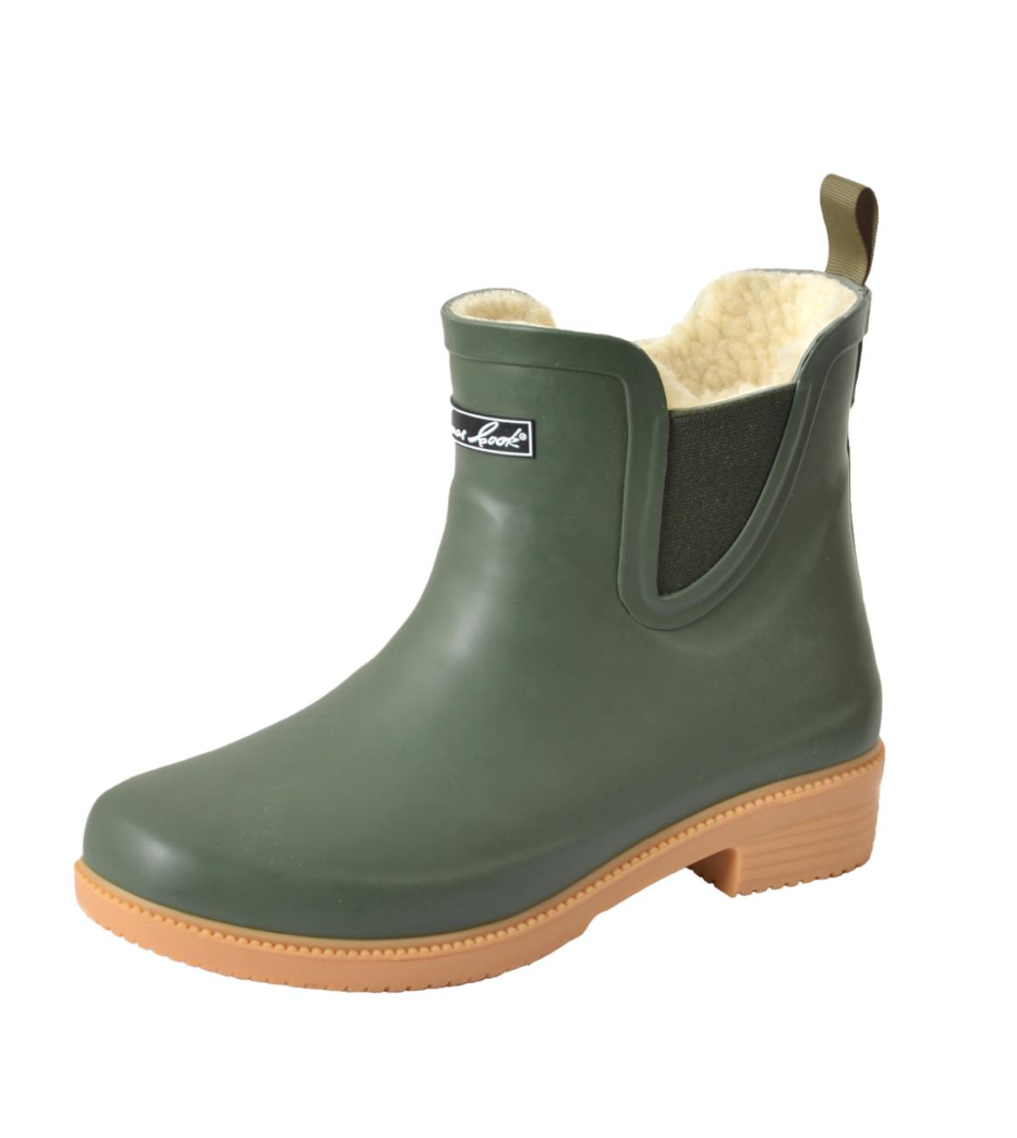 T5W28475 Thomas Cook Women's Wynyard Gumboot Dark Khaki