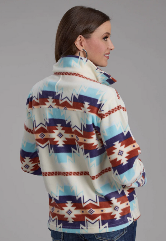 03-098-0250-6097 Roper Women's Fleece Pullover Print
