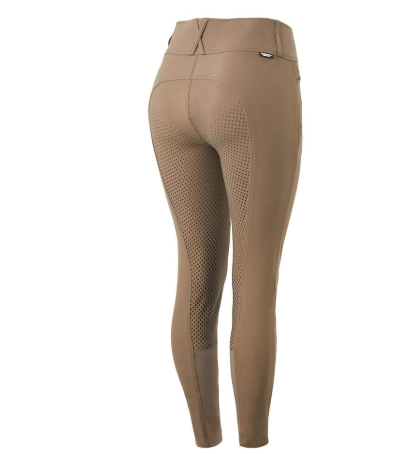36795-753 Horze Grand Prix II Full Grip Breeches Beige/Brown