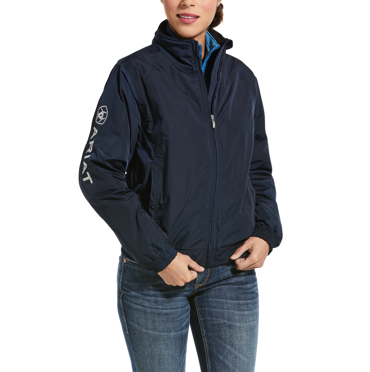 10001713 Ariat Women's Stable Jacket Navy