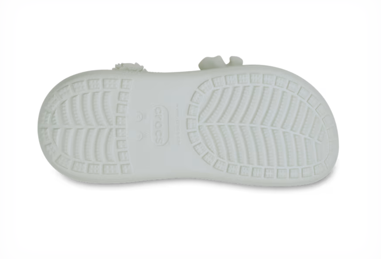 211448-0HZ Croc Women's Crush Bouquet Clog Linen