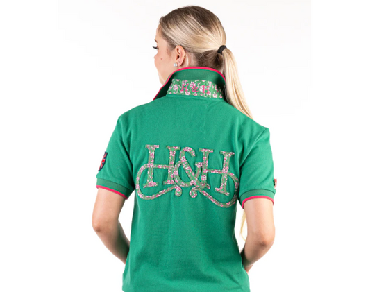 EL112 Hitchley & Harrow Women's Emerald Green Polo