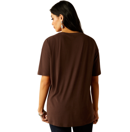 10053956 Ariat Women's Checkerboard SS Tee