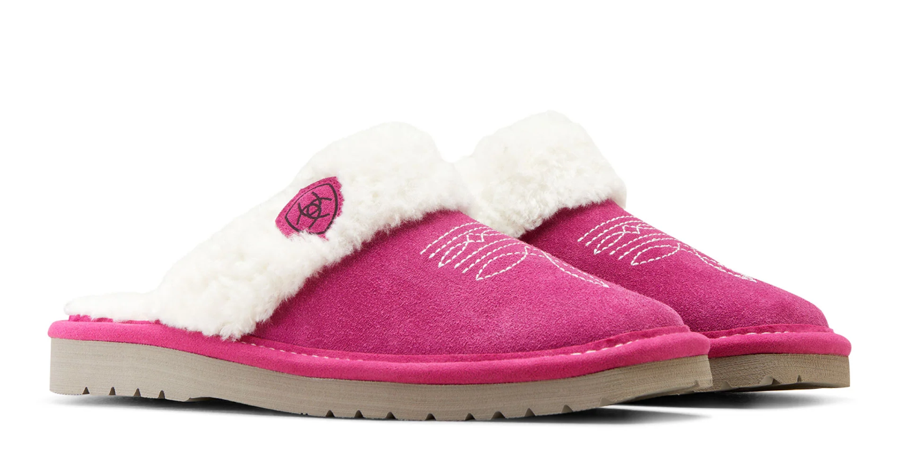 2829-660 Ariat Women's Jackie Square Toe Slipper Very Berry Pink