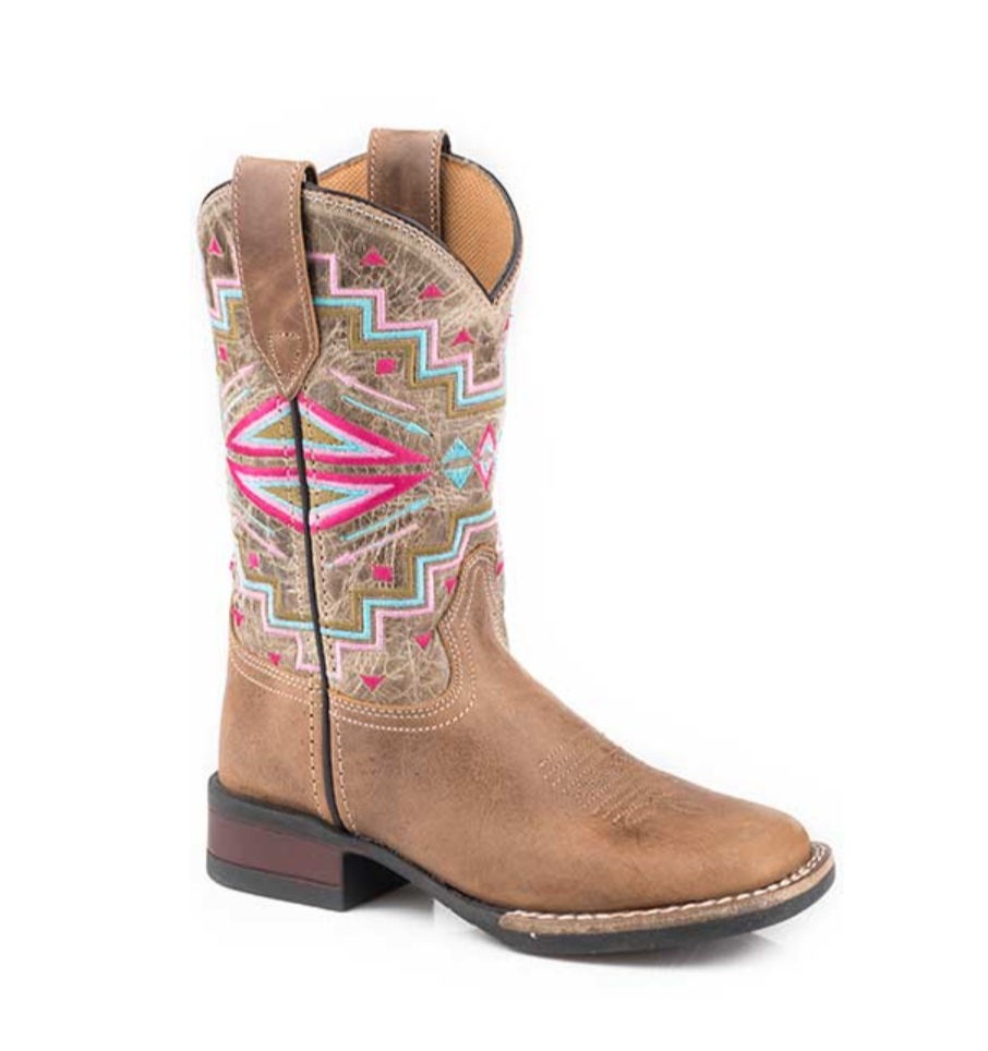 09-021-0905-2569 Roper Women's Monterey Aztec Brown Boot