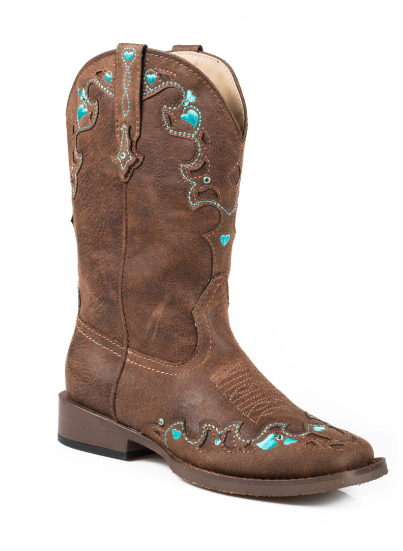 09-018-1901-0997 Roper Kids Hearts Brown