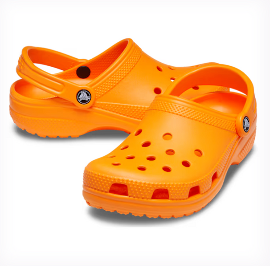 10001-83A CROCS Classic Clog Orange Zing
