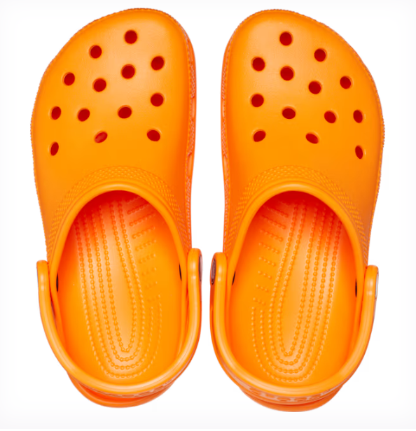 10001-83A CROCS Classic Clog Orange Zing