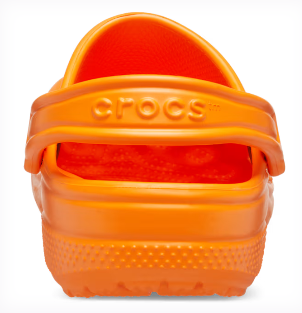 10001-83A CROCS Classic Clog Orange Zing